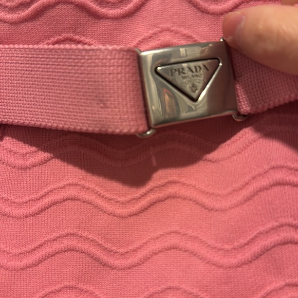 Prada mini skort w logo belt - Picture 2 of 4